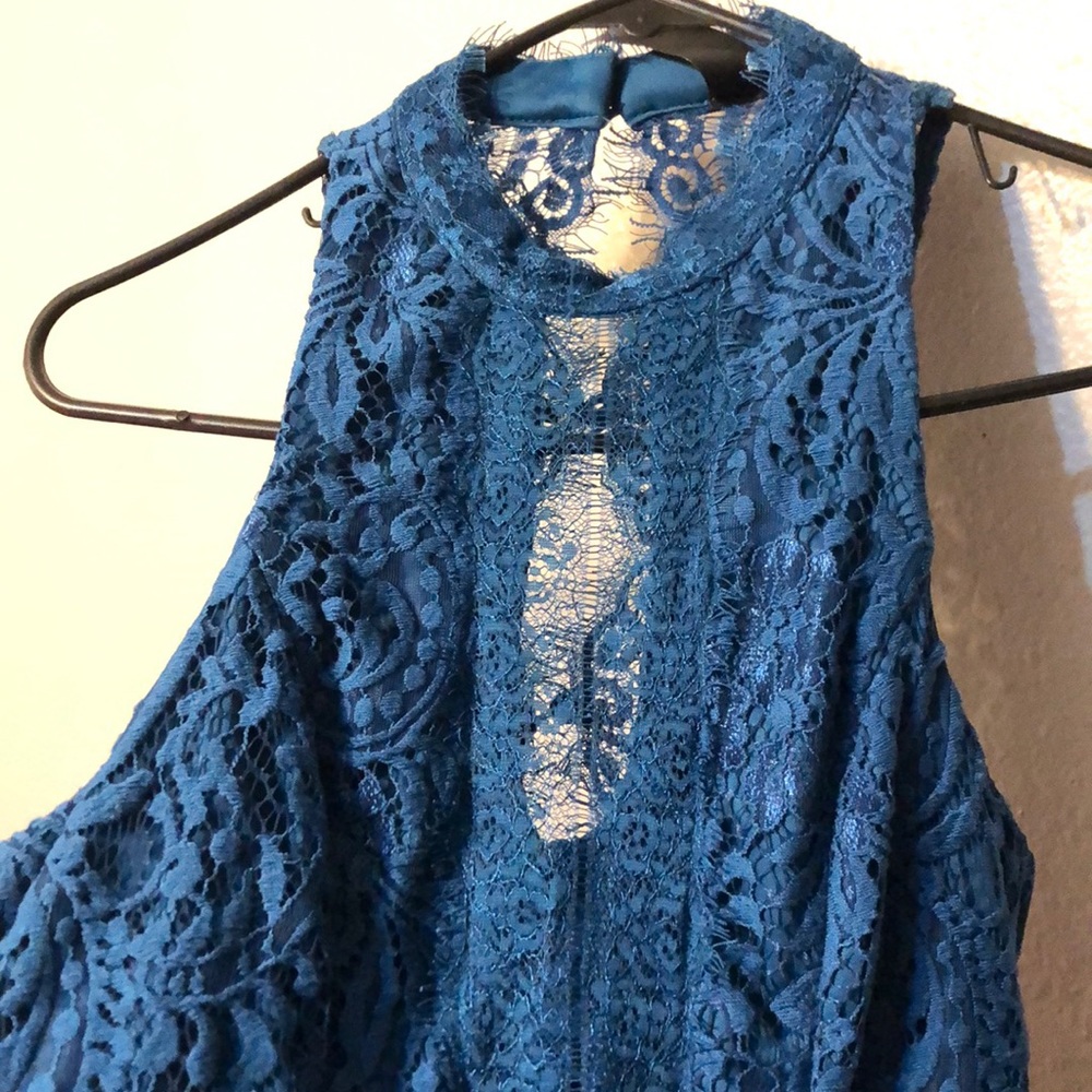 Lace skater dress